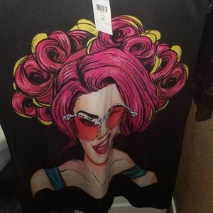 All eyes on me tunic dress